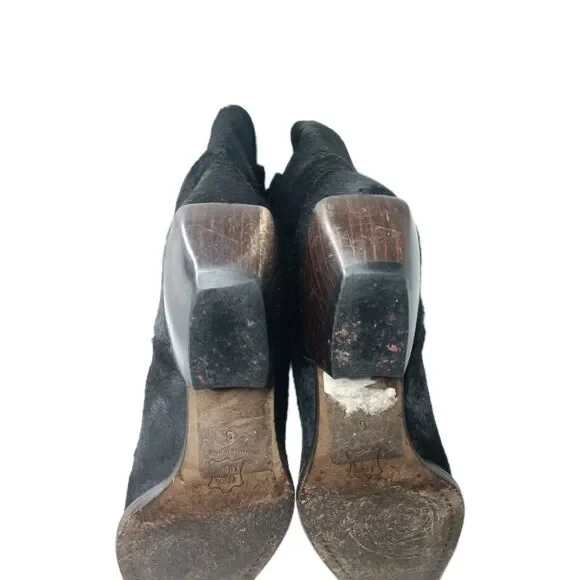 Donald J Pliner Calf Hair Boots Women's Size 6 Brown Retail $475